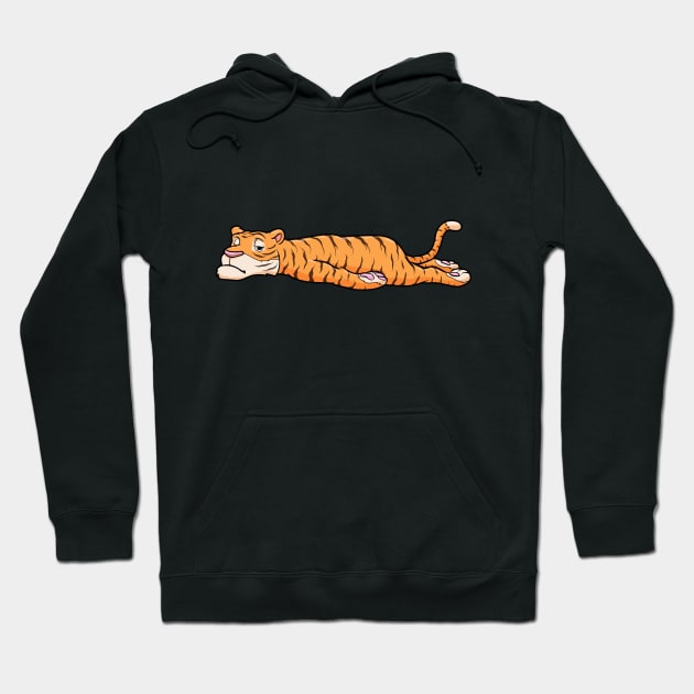 Tiger is Resting Hoodie by Markus Schnabel